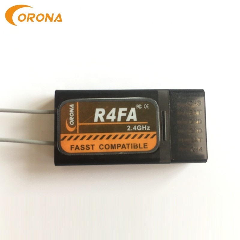 2.4ghz 4 Channel Futaba Fasst Compatible Receiver For 3PKS 3VCS 3GR 4PK S 8FG Corona R4FA